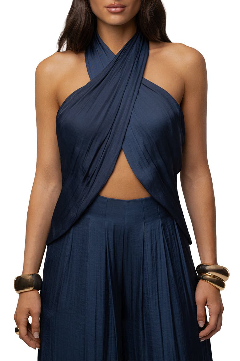 Core Form Halter Top, Main, color, Blue