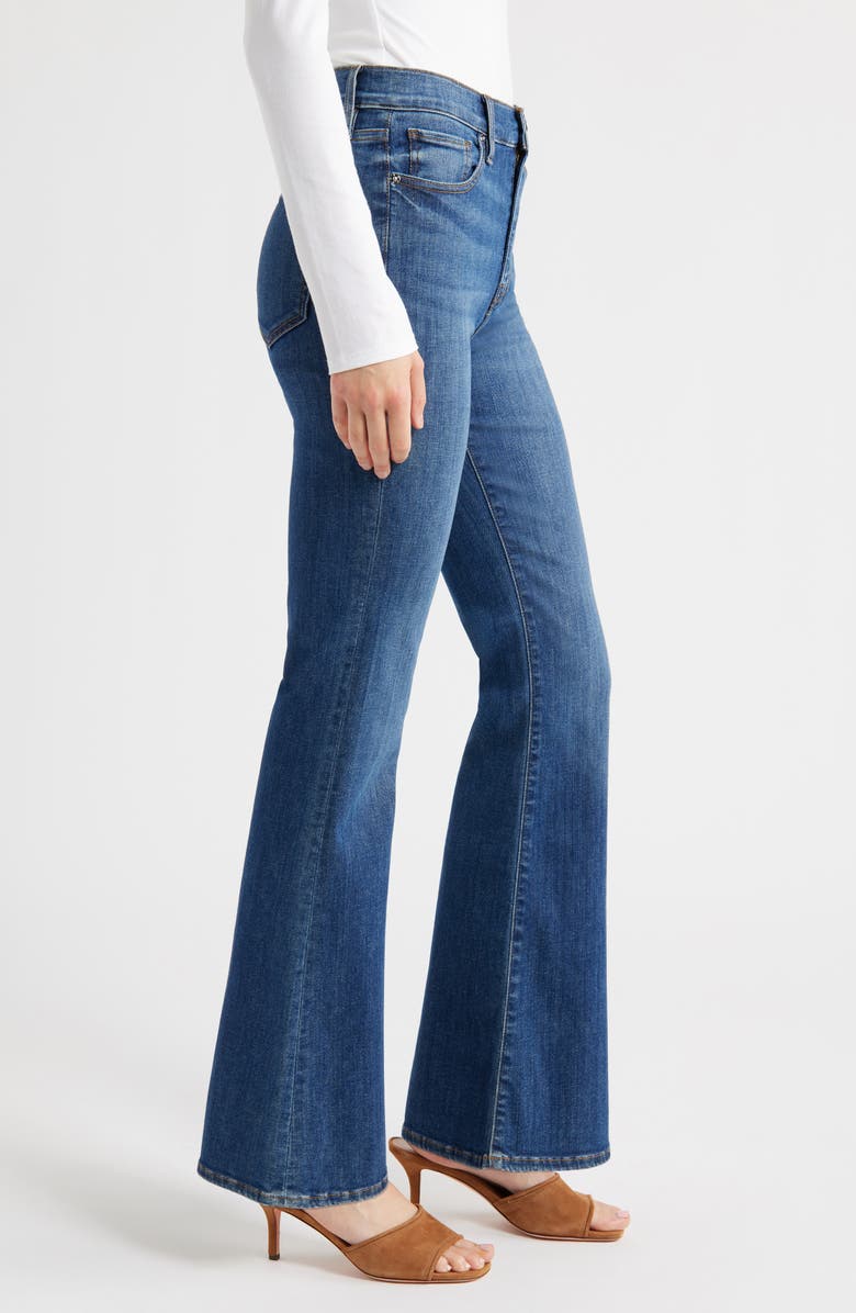 FRAME The Icon High Waist Flare Jeans, Alternate, color, 