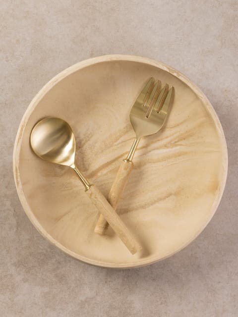 Florence Salad Bowl and Servers