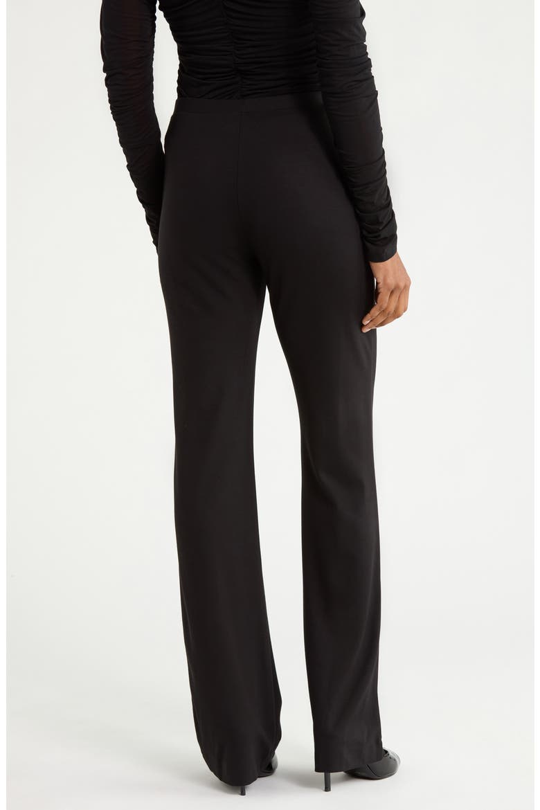 Brooke Straight Leg Ponte Pants, Alternate, color, BLACK