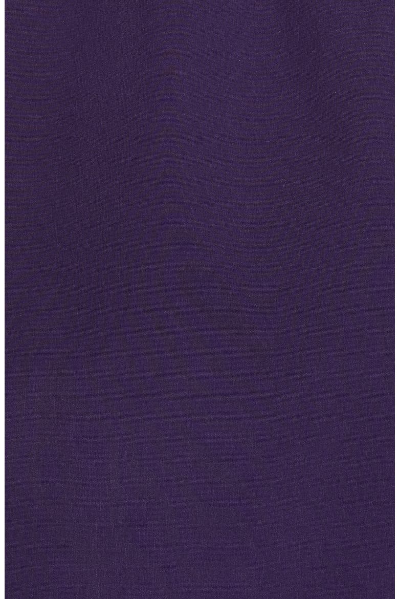 Cinched Waist Hooded Water Resistant Raincoat, Alternate, color, PURPLE SHADOW
