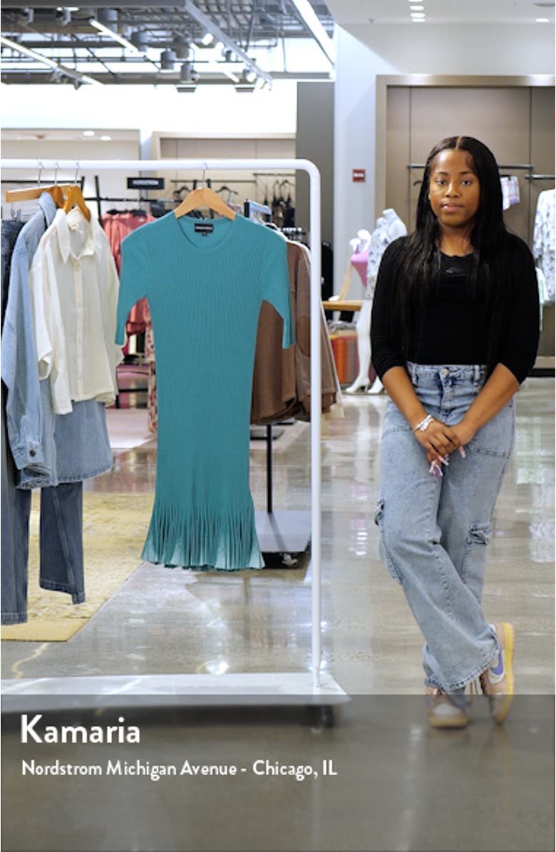 Pleated Rib Dress, sales video thumbnail