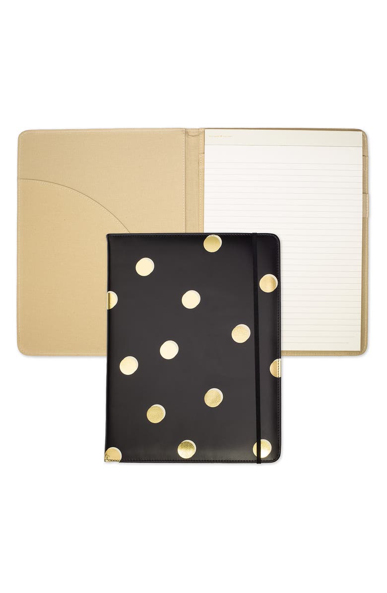Kate Spade New York scatter dot notepad folio, Main, color,