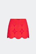 SIMONMILLER Crochet Beep Beep Mini Skirt