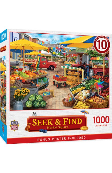 Market Square 1000 Piece Jigsaw Puzzle