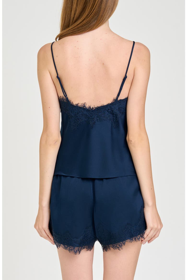 Kira Lace-Trim Cami, Alternate, color, NAVY