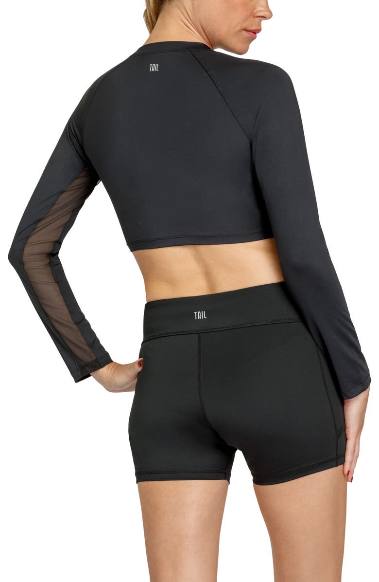 Tail Sasha Long Sleeve Crop Tennis Top, Alternate, color, 