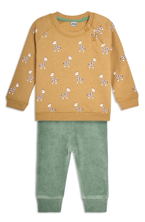Giraffe Sweatshirt & Joggers Set (Baby)