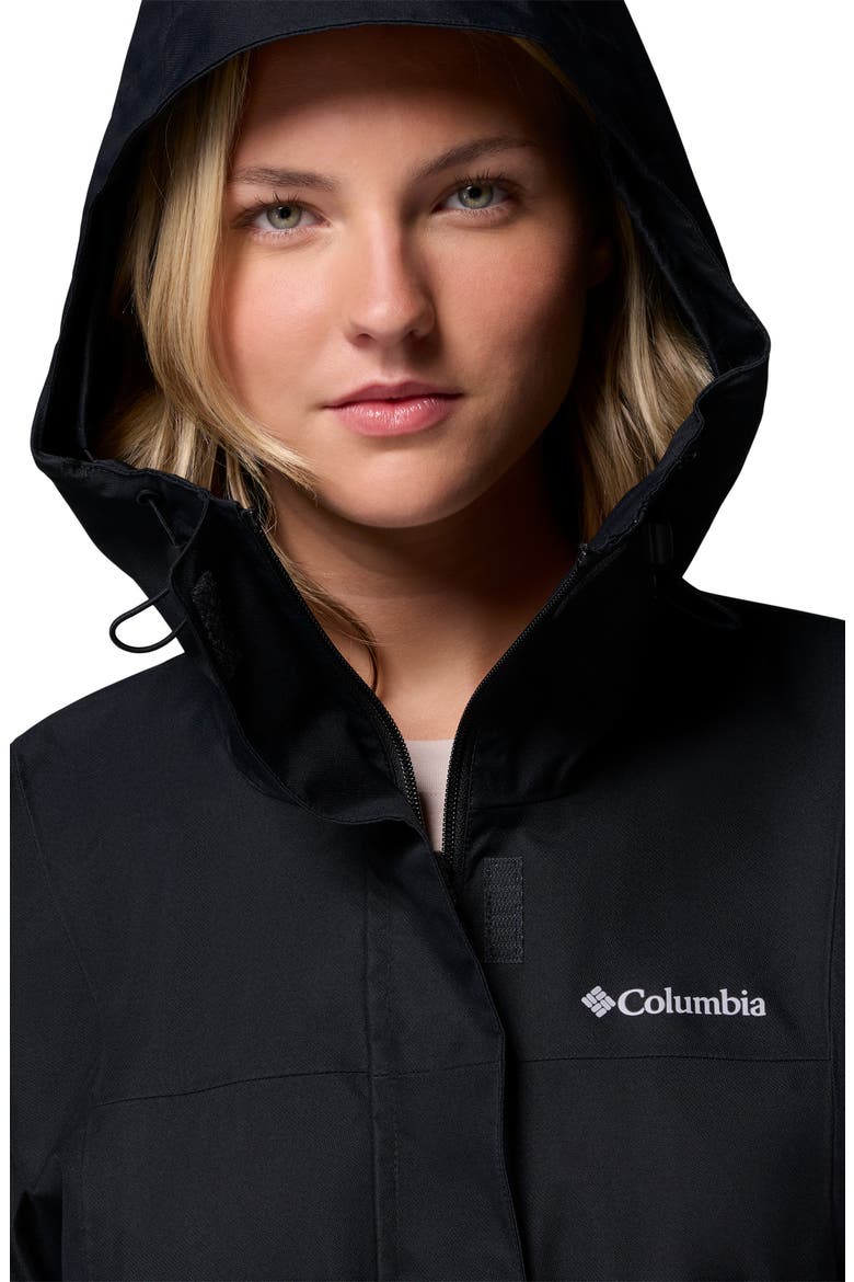 Hikebound II Long Waterproof Jacket, Alternate, color, BLACK