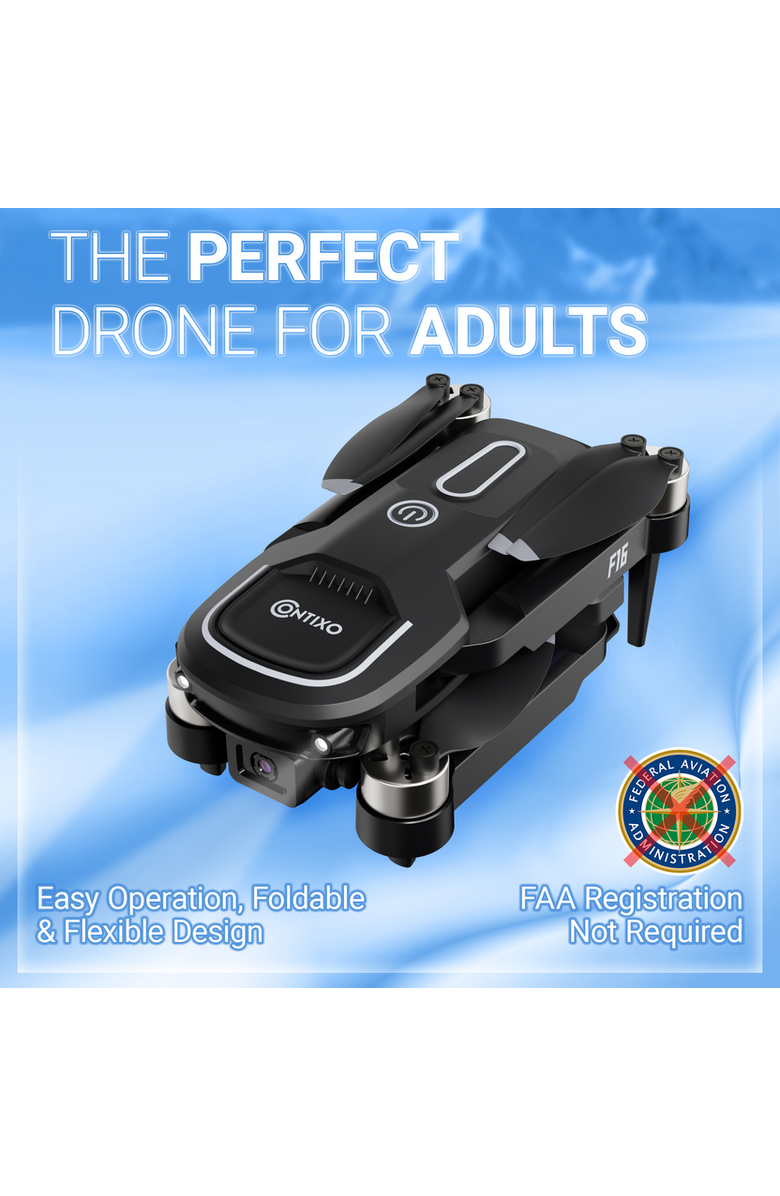 CONTIXO Ziro Kids Drone, Alternate, color, Black - Ziro