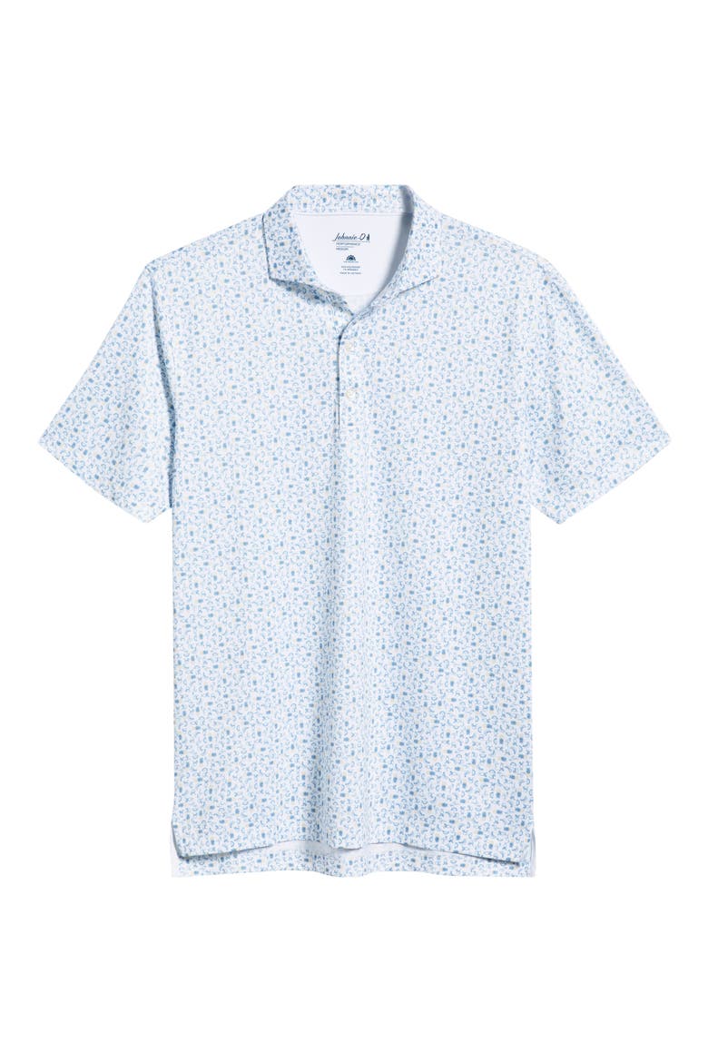 Cabana Bar Performance Jersey Polo, Alternate, color, CARBON FIBER