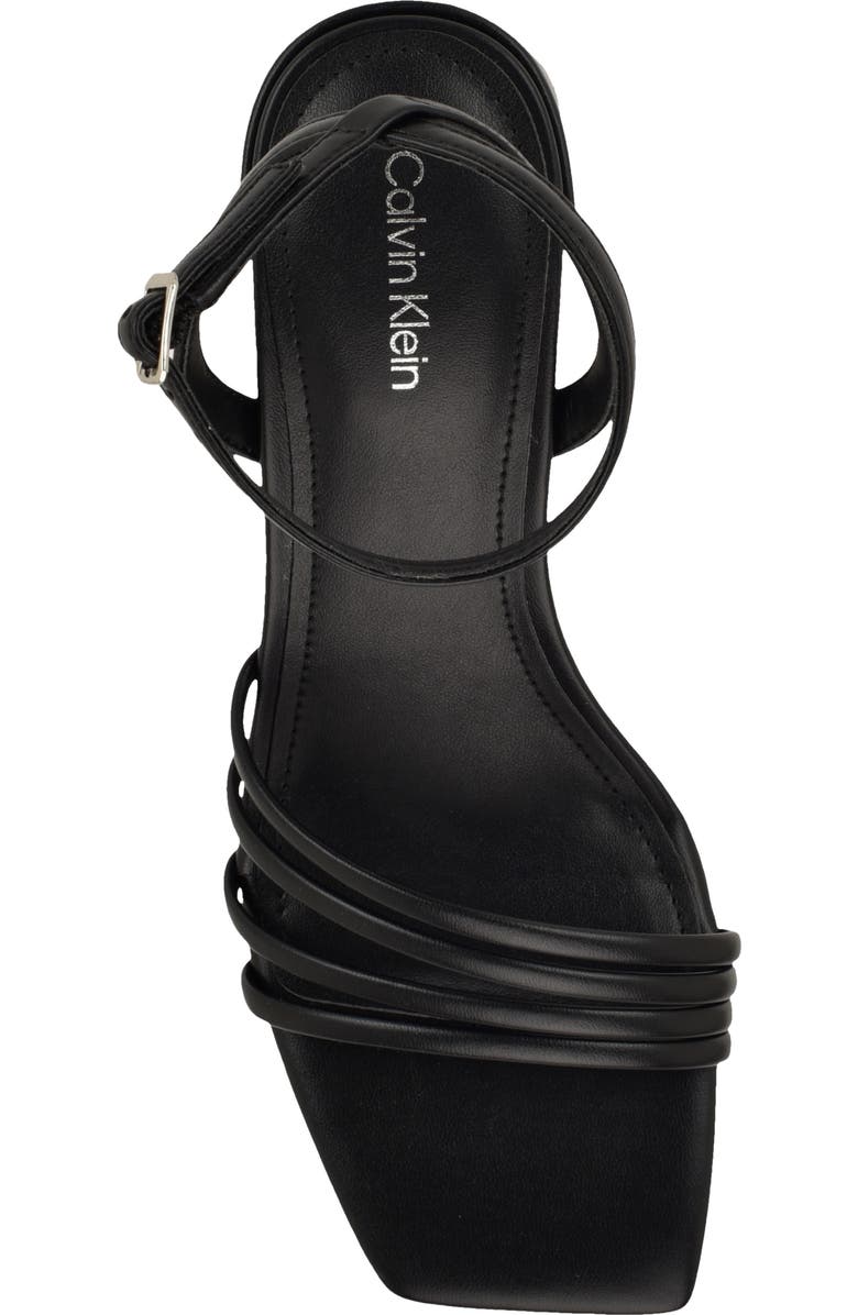 Calvin Klein Pazey 2 Ankle Strap Sandal, Alternate, color, Black