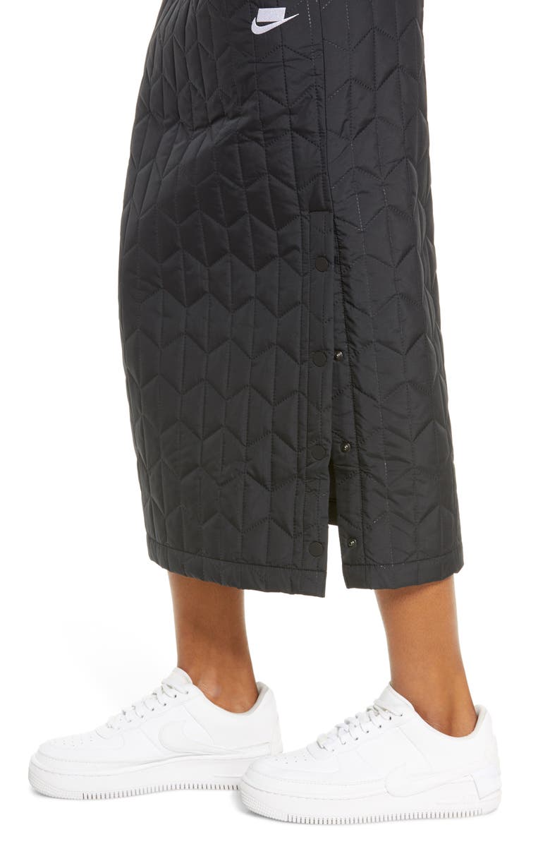 Nike Sportswear Quilted Midi Skirt, Alternate, color,