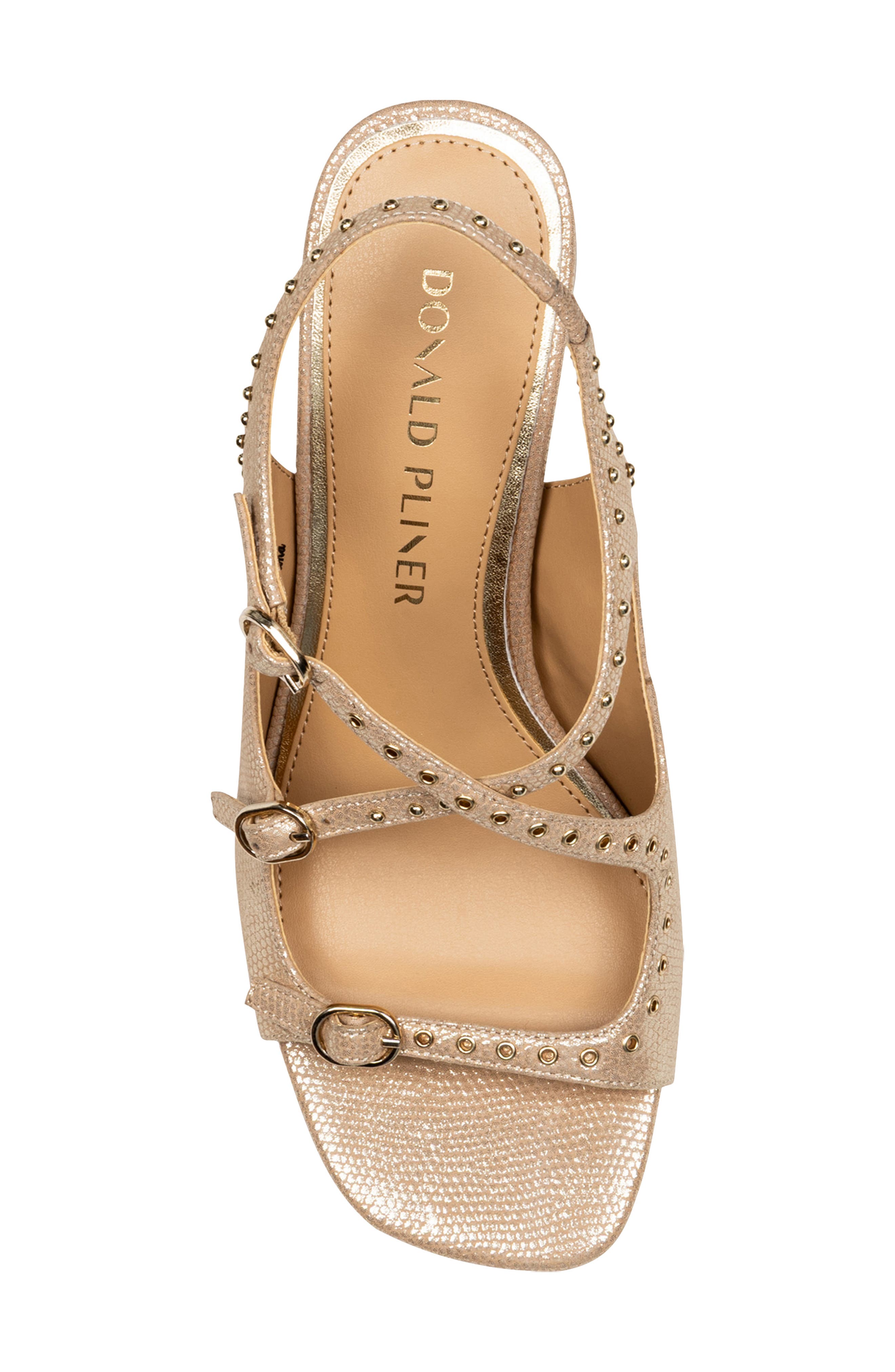 Donald Pliner Vasta Slingback Sandal, Alternate, color, Platinum