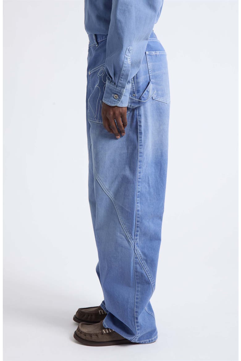 Twisted Workwear Jeans, Alternate, color, FRENCH BLUE