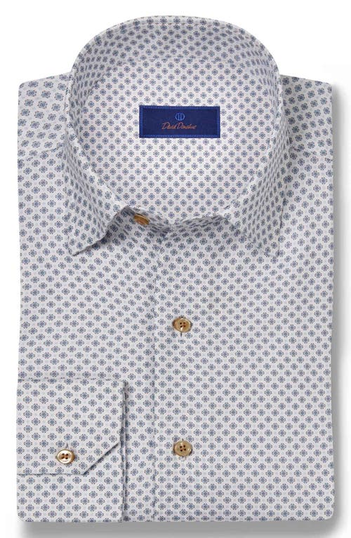 DAVID DONAHUE DAVID DONAHUE NEAT GEO PRINT SPORT SHIRT