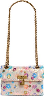 Kurt Geiger London Mini Brixton Crystal & Sequin Crossbody Bag