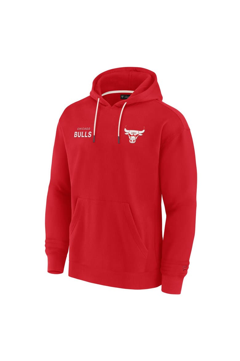 Unisex Fanatics Signature Red Chicago Bulls Elements Super Soft Fleece Pullover Hoodie, Alternate, color, Red