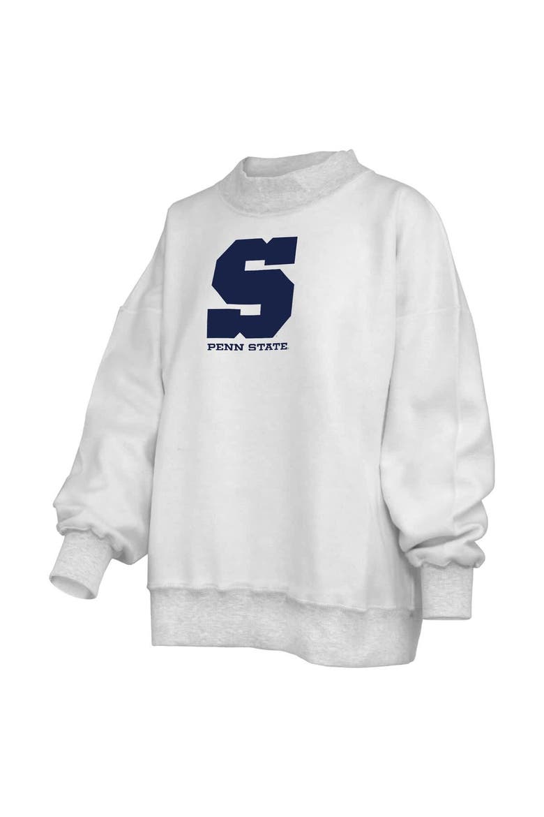 Women's Pressbox  Heather Gray Penn State Nittany Lions Reversible Sweatshirt, Alternate, color, Heather Gray