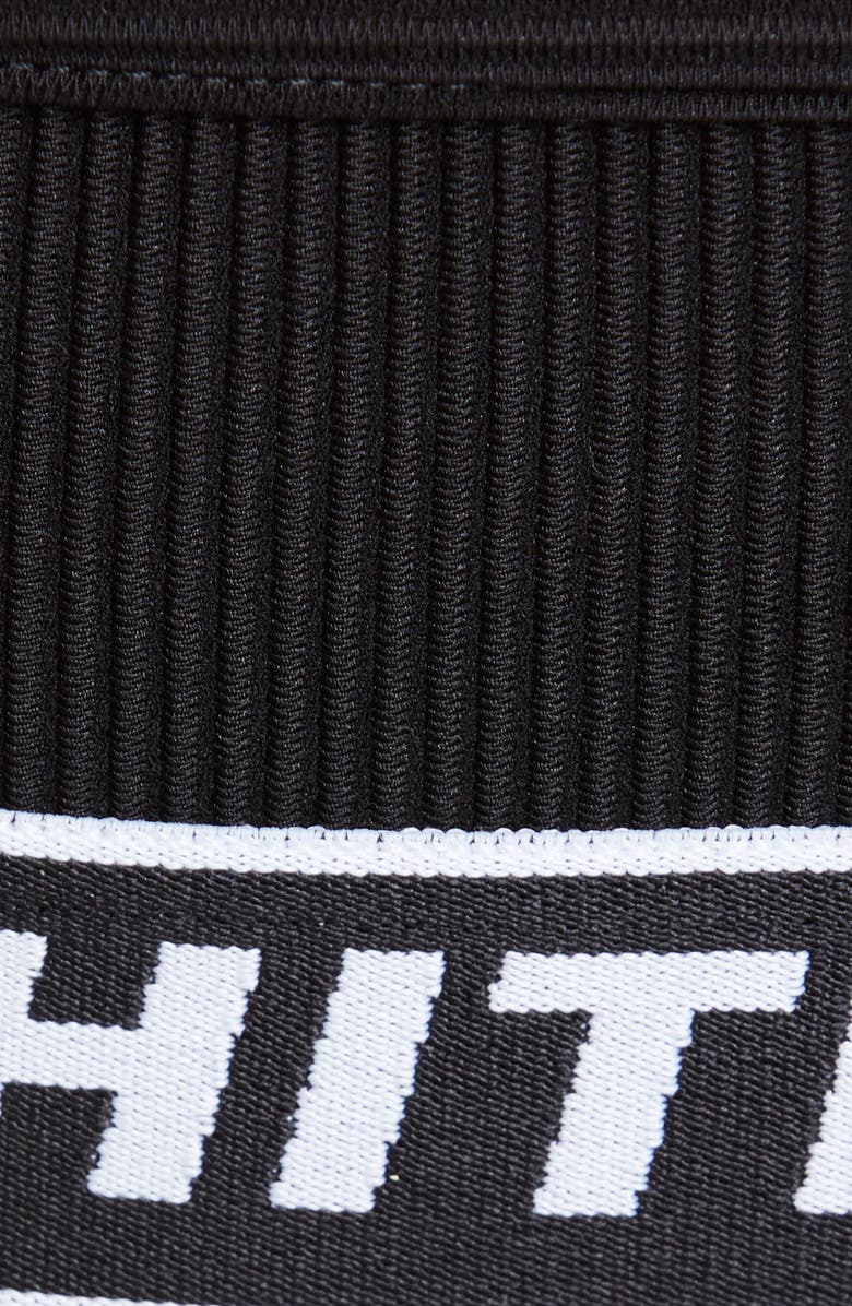 Off-White Ofh-White Ribbed Bralette, Alternate, color, 