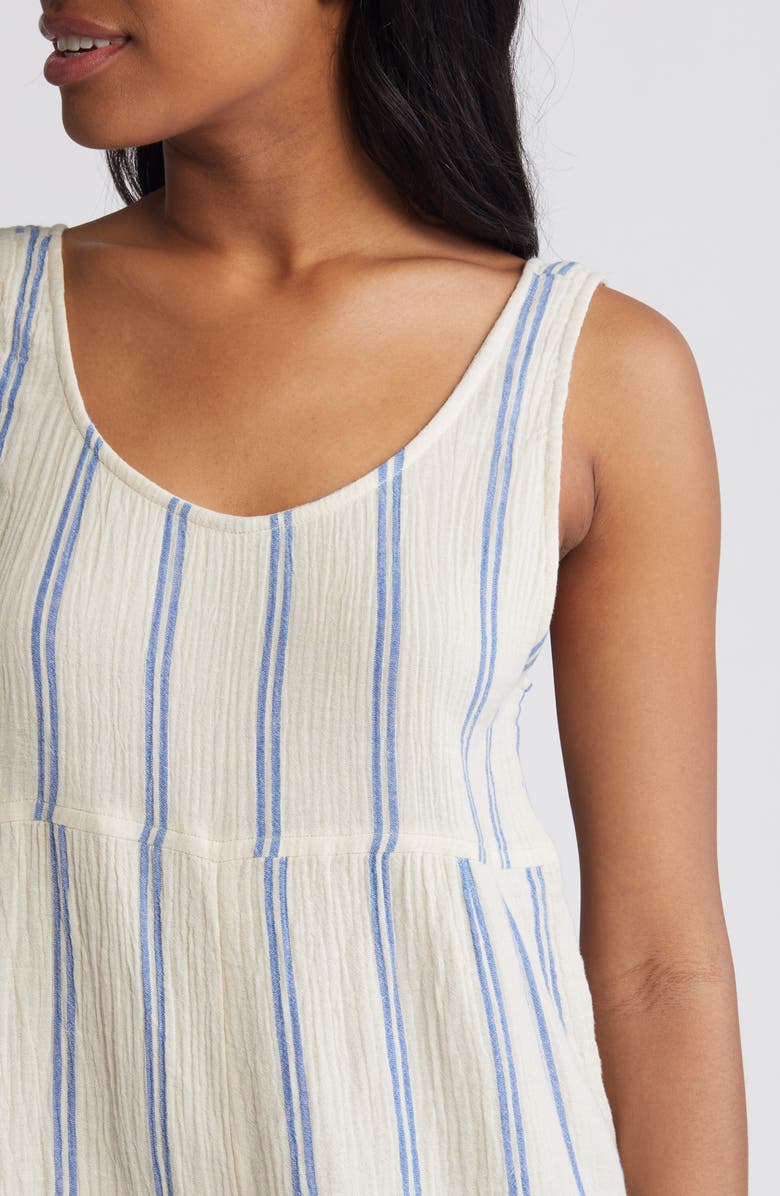 Rip Curl Premium Surf Stripe Cotton Romper, Alternate, color, 