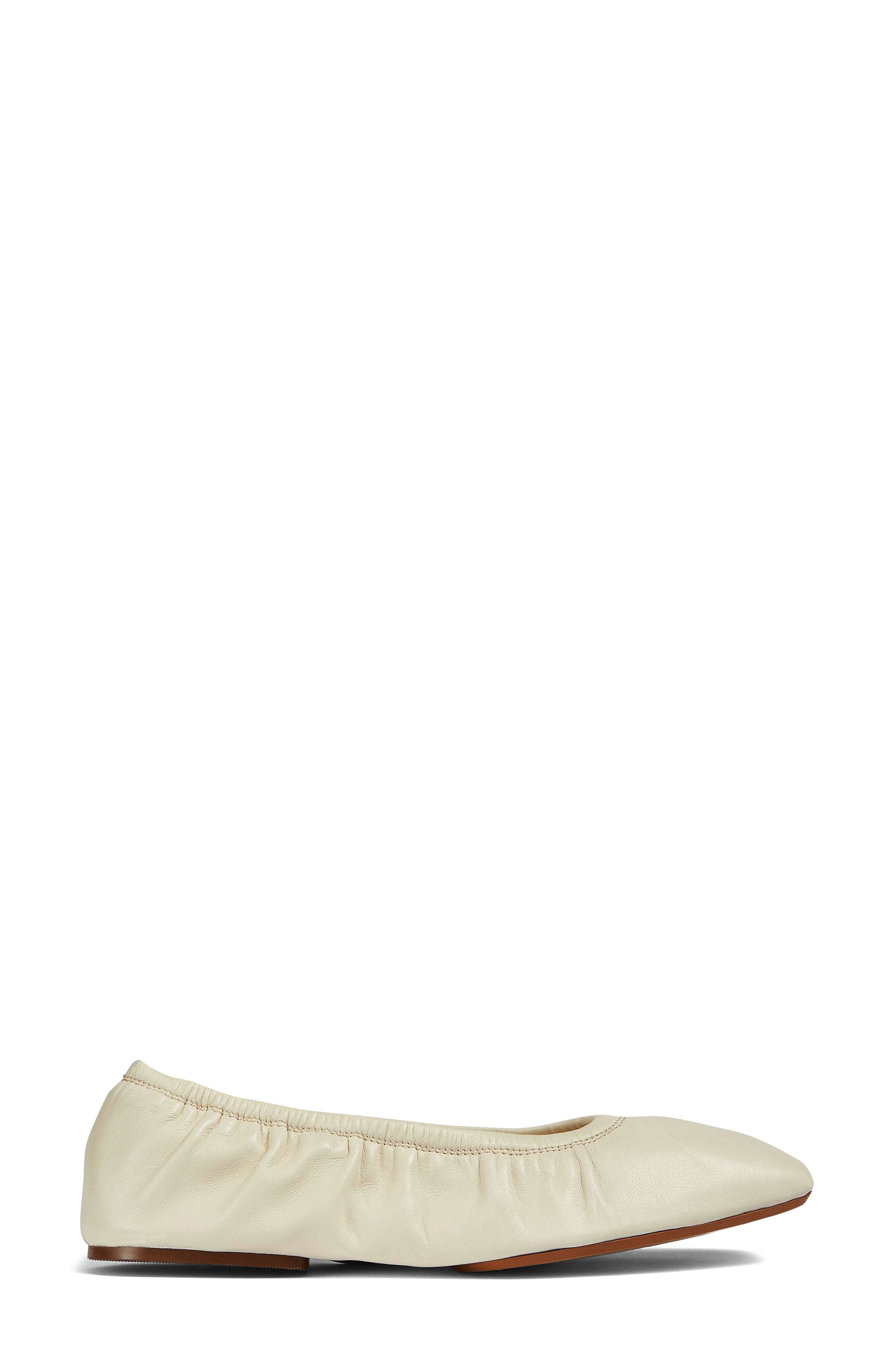 LK Bennett Tayla Ballet Flat, Alternate, color, Ecru