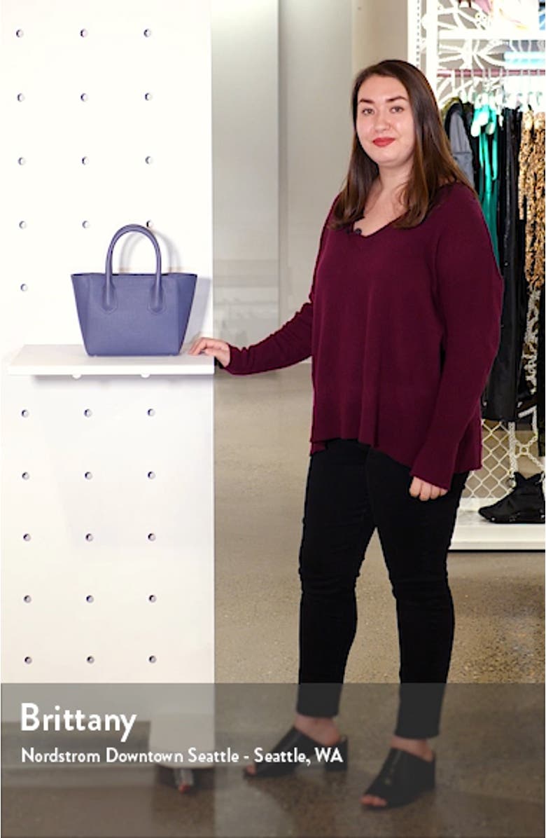 Petite Signature Coated Canvas Tote, sales video thumbnail