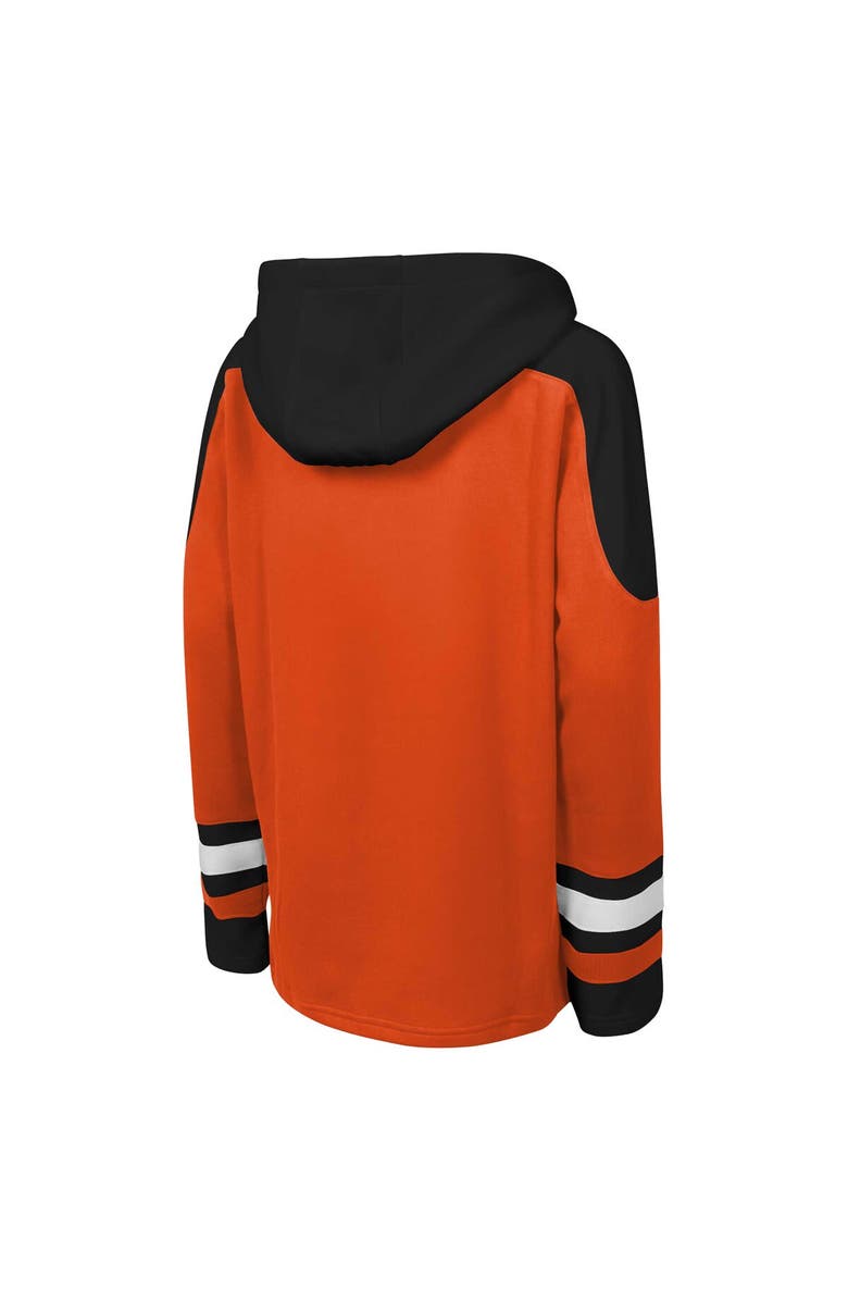 Outerstuff Youth Orange Philadelphia Flyers Ageless Must Have Home V-Neck Pullover Hoodie, Alternate, color, Orange