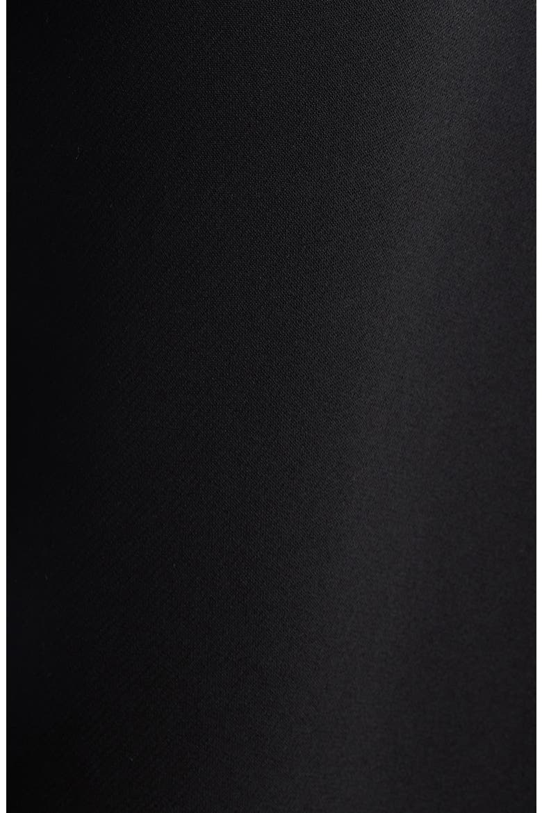 Infinity Allover Open Back Crepe Jumpsuit, Alternate, color, BLACK