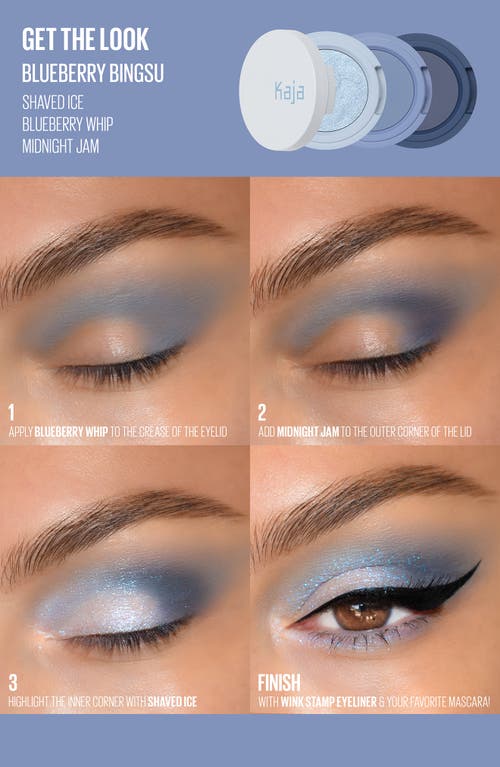 Shop Kaja Eye Bento Eyeshadow Trio In Blueberry Bingsu