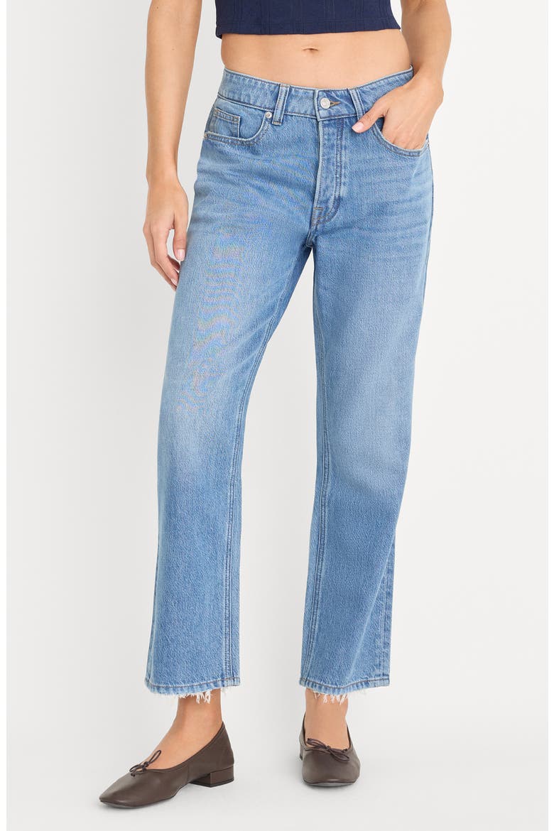 Weightless Boyfriend Jeans, Main, color, INDIGO961