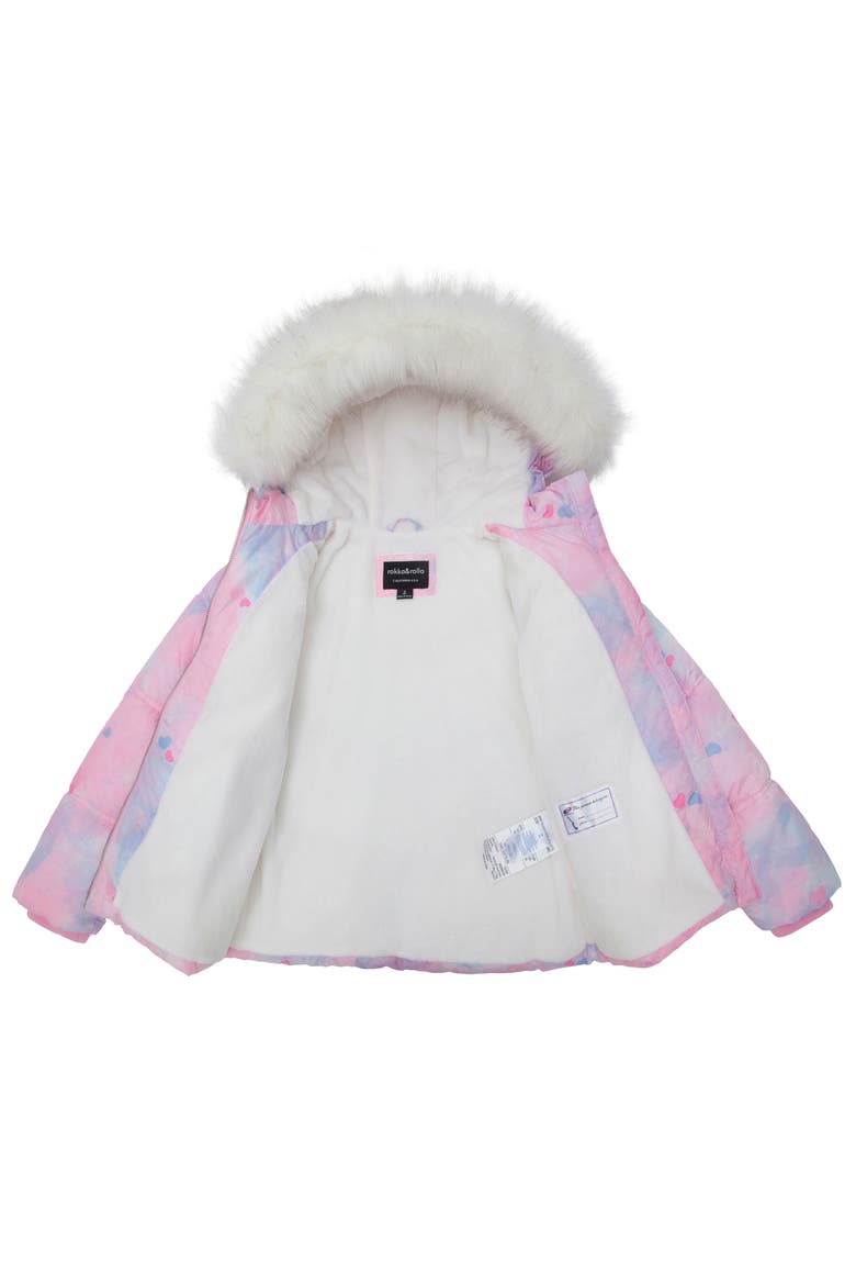 Kids' Heavyweight Puffer Jacket, Alternate, color, Pink