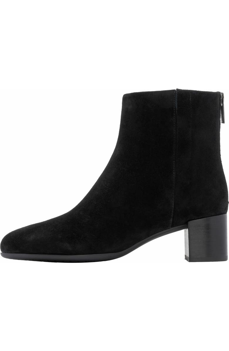 ABEO Plaza Back Zip Boot, Alternate, color, Black Suede - Regular
