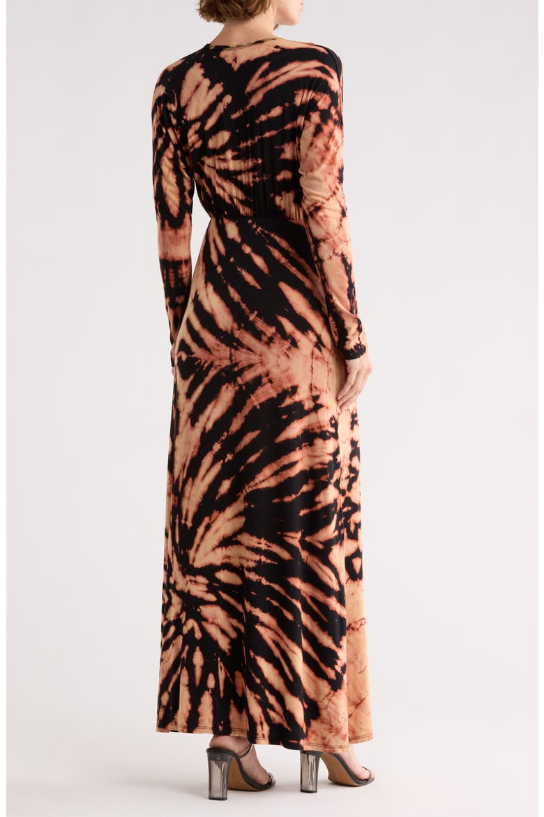 Long Sleeve Maxi Dress, Alternate, color, HAZELNUT