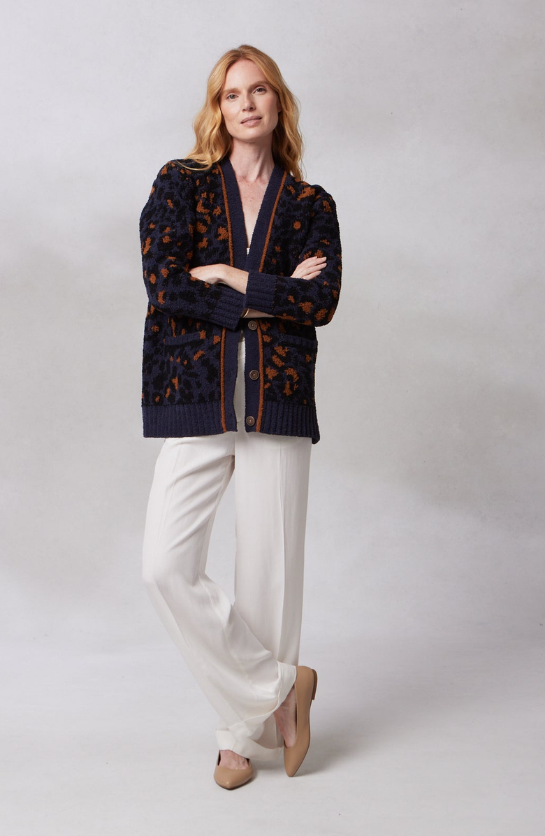 Kashwere Apparel Women's Chenilla Classic Cardigan, Alternate, color, 