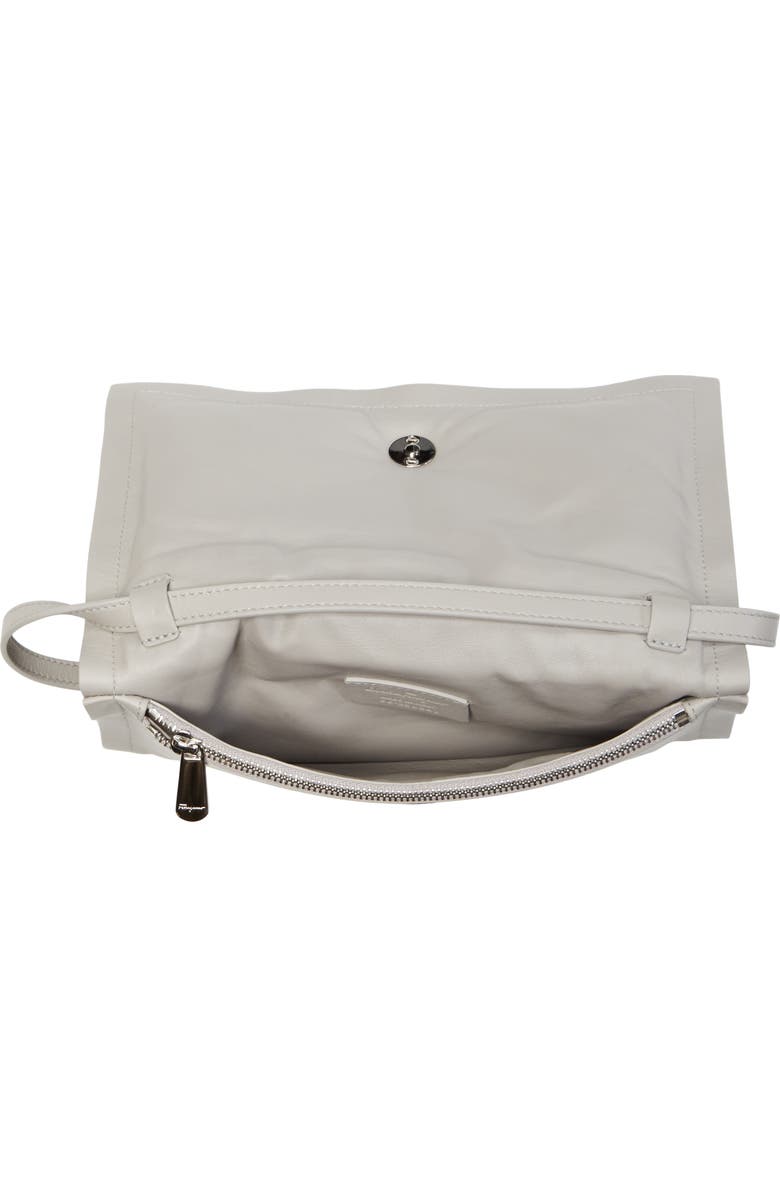 FERRAGAMO Salvatore Ferragamo Viva Bow Puffy Leather Convertible Shoulder Bag, Alternate, color,