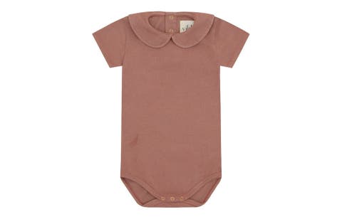 SS Organic Cotton Collared Bodysuit