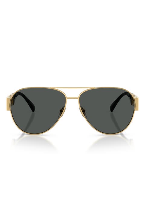 61mm Pilot Sunglasses