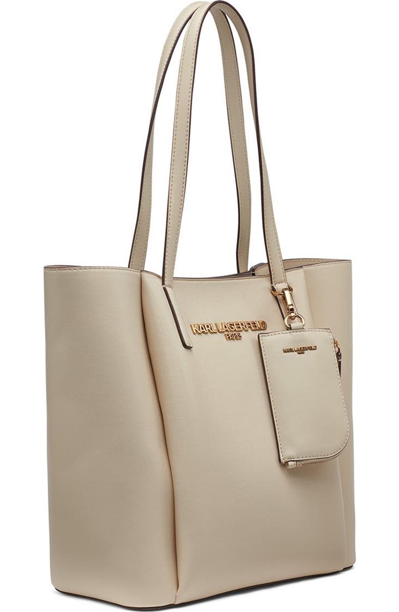 KARL LAGERFELD PARIS Louise Tote, Alternate, color, Brie