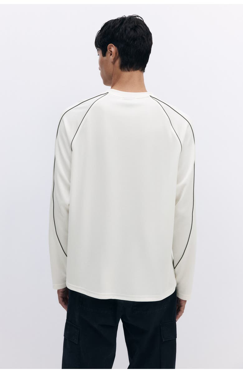 H&M Loose-fit mesh shirt, Alternate, color, 