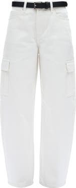 Bayeas Low Rise Barrel Cargo Jeans