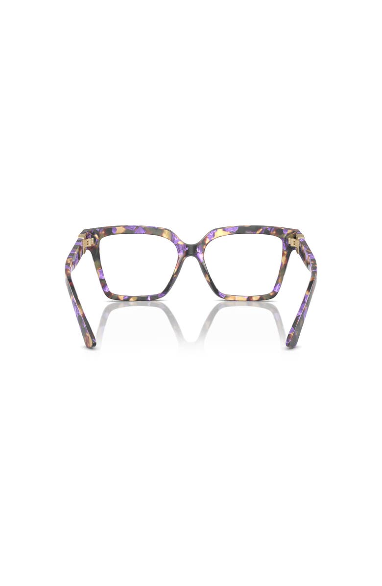 Dolce&Gabbana 51mm Square optical glasses, Alternate, color, Blue