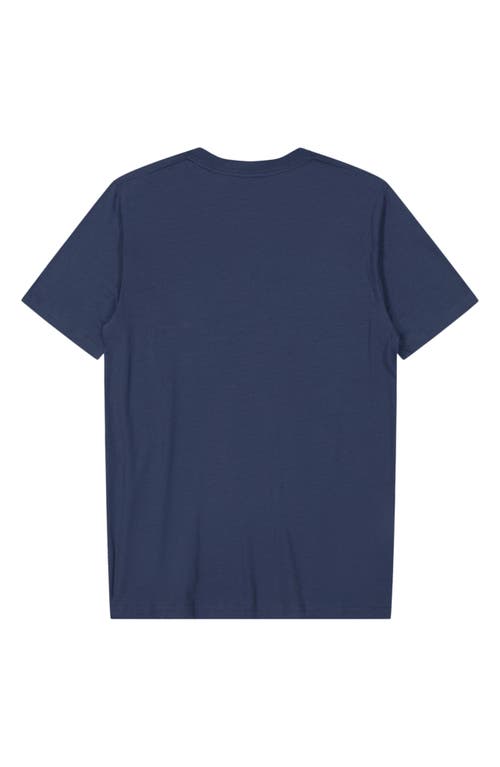 Shop Quiksilver Kids' Paradise Cotton Graphic T-shirt In Vintage Indigo