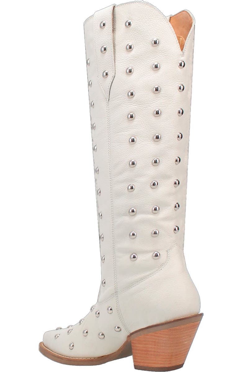 Dingo Broadway Bunny Western Boot, Alternate, color, White