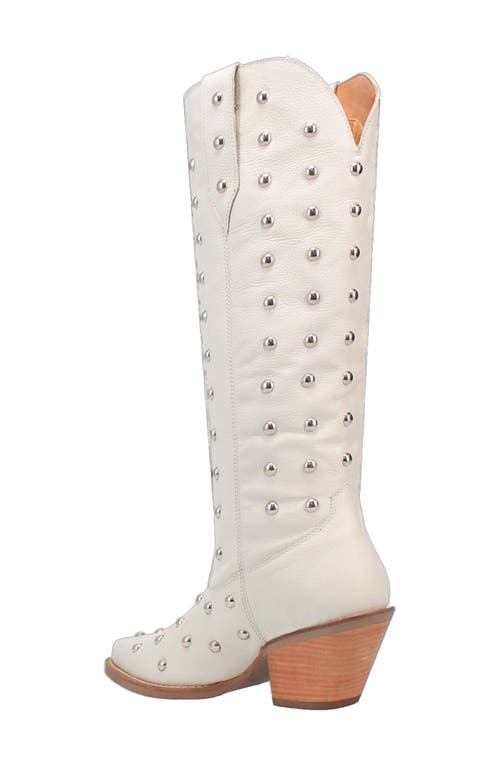 Dingo Broadway Bunny Western Boot In White