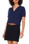 Wide Rib Short Sleeve Cardigan