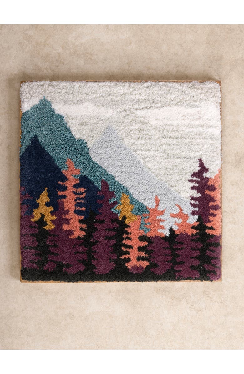 GAURI KOHLI Jhansi Tufted Wall Art 18"x18", Main, color, Multicolored