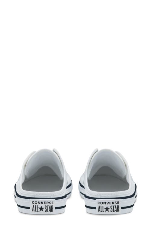 Converse Chuck Taylor® All Star® Dainty Sneaker Mule In White/white/black