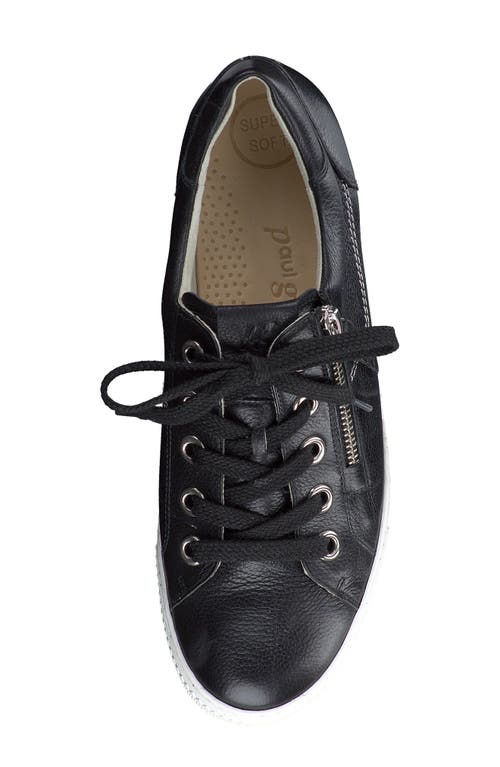 Paul Green Addie Sneaker In Black