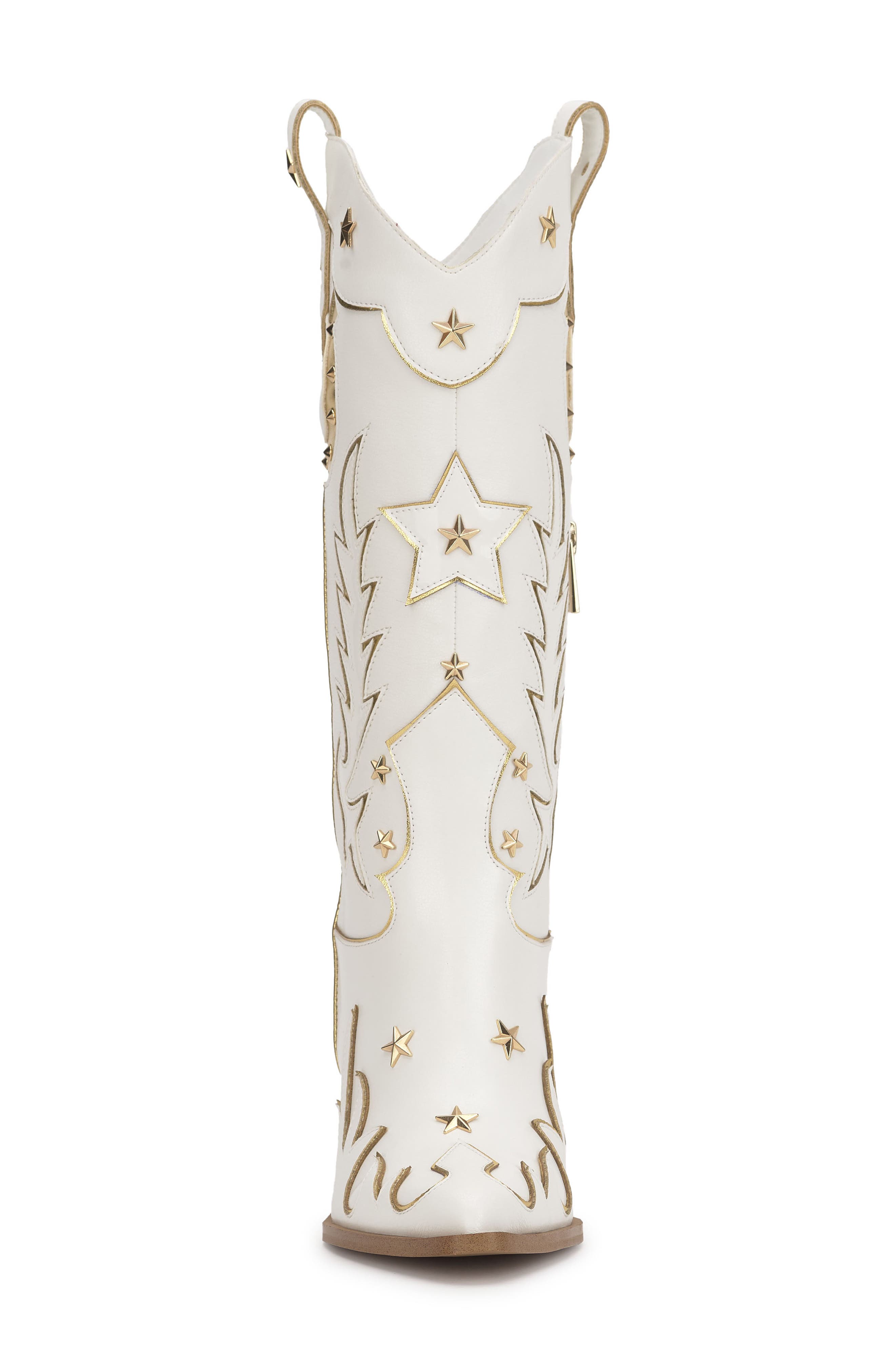 Jessica Simpson Zembitti Western Boot, Alternate, color, Bright White Gtluxp
